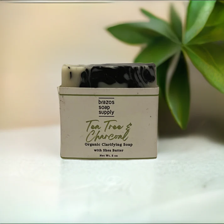 Tea Tree & Charcoal Bar Soap (Vegan)