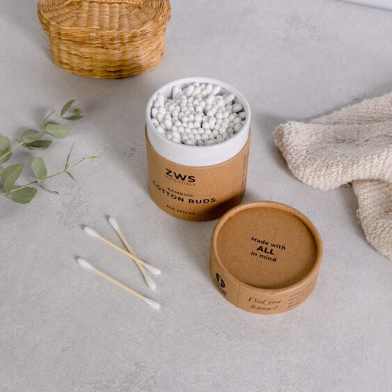 Bamboo cotton buds package